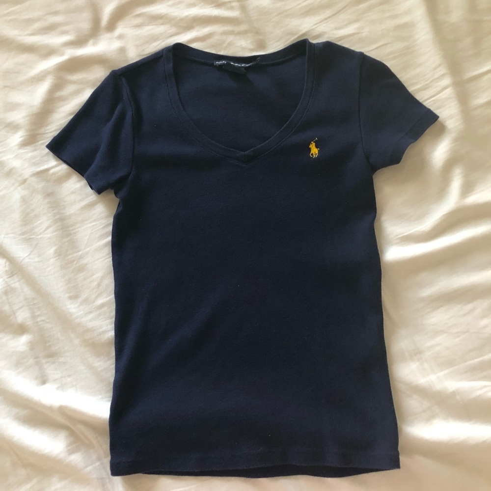 Ralph Lauren Sports v-neck T shirt